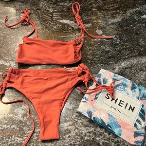 SHEIN cross tied two piece bikini